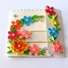 Multicolor Flowers Mini Scrapbook Greeting Card image Multicolor Flowers Mini Scrapbook Greeting Card image