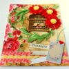 Red Themed Quilled Flowers Greeting Card image