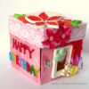Love and Birthday Explosion Box With Battery Light Cake image