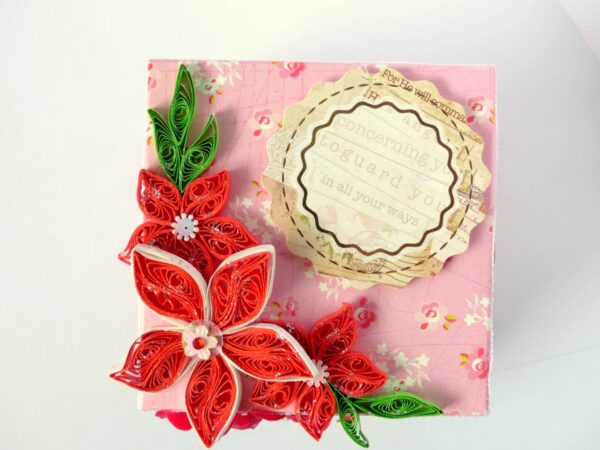 Love and Birthday Explosion Box With Battery Light Cake image