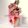 Sparkling Hot Pink Pop Up Card In Box image Sparkling Hot Pink Pop Up Card In Box image