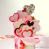Sparkling Hot Pink Pop Up Card In Box image Sparkling Hot Pink Pop Up Card In Box image