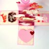 Sparkling Hot Pink Pop Up Card In Box image Sparkling Hot Pink Pop Up Card In Box image