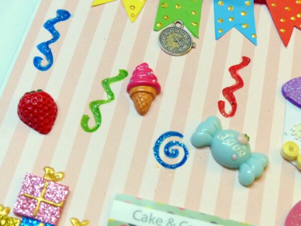 Quilled Cake Birthday Greeting Card image