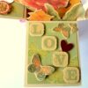 Love and Multicolor Sparkling Flowers Pop up Greeting Card image