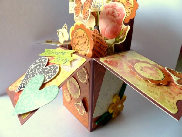 Happy Birthday Pop Up Greeting Card In Box image