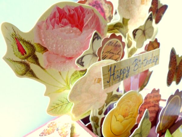 Happy Birthday Pop Up Greeting Card In Box image