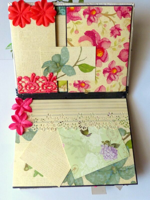 Handmade Multifolds Colorful Scrapbook image
