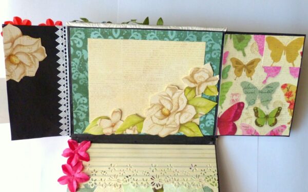 Handmade Multifolds Colorful Scrapbook image