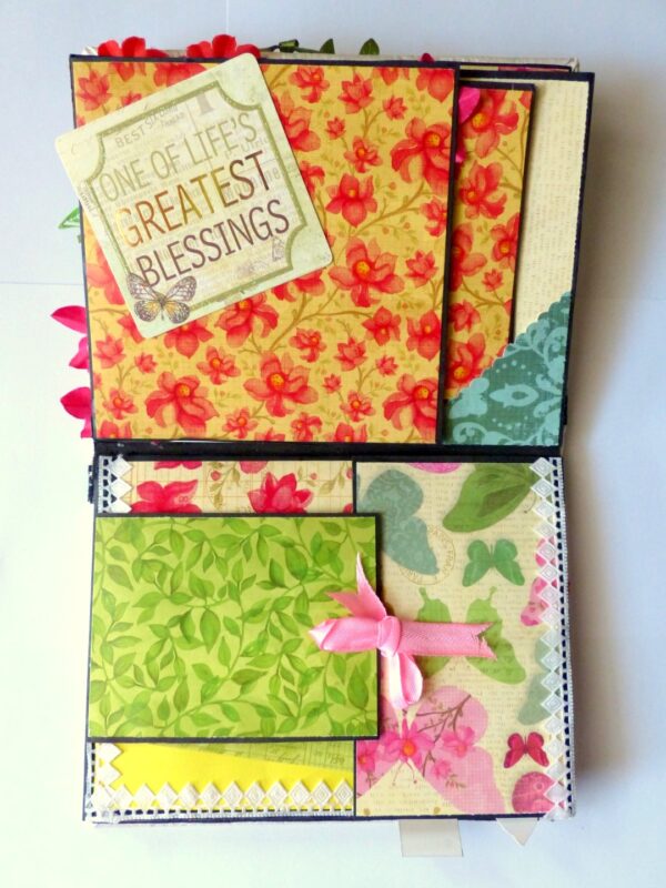 Handmade Multifolds Colorful Scrapbook image