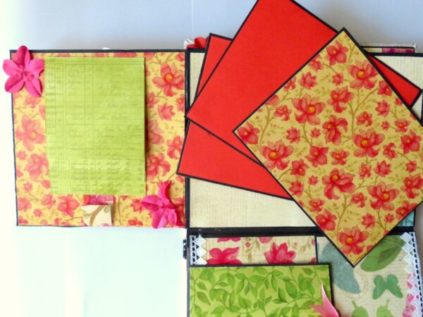 Handmade Multifolds Colorful Scrapbook image