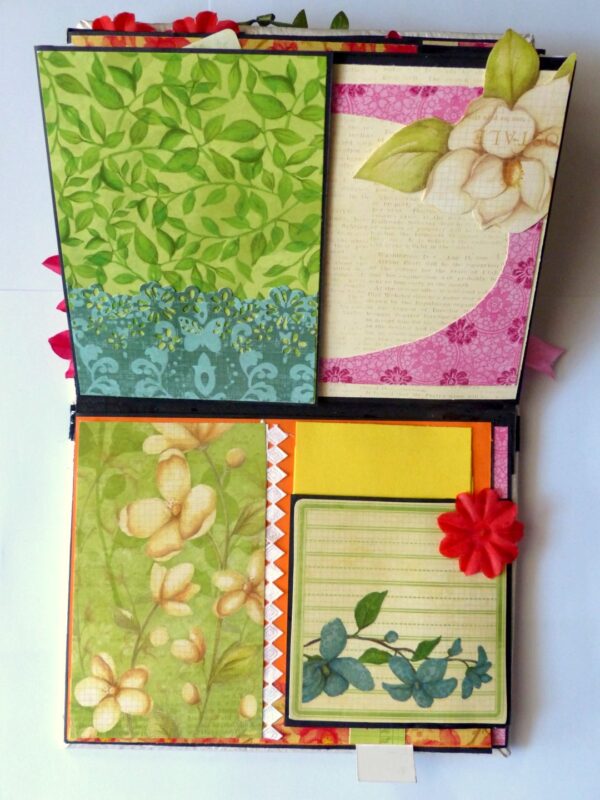 Handmade Multifolds Colorful Scrapbook image