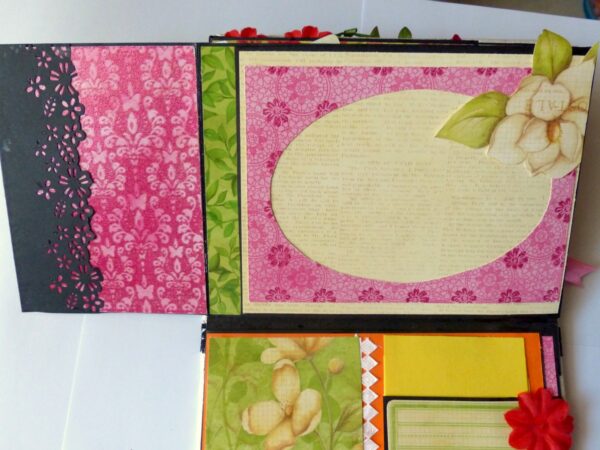 Handmade Multifolds Colorful Scrapbook image