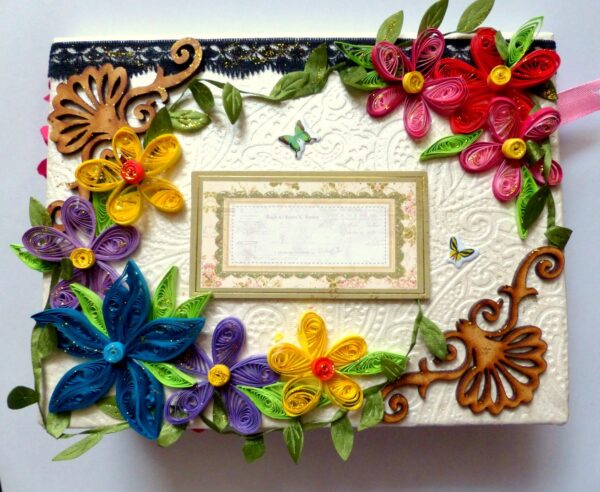 Handmade Multifolds Colorful Scrapbook image