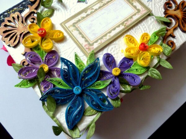 Handmade Multifolds Colorful Scrapbook image
