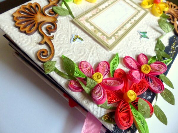 Handmade Multifolds Colorful Scrapbook image