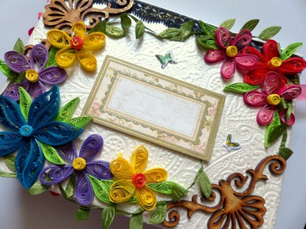 Handmade Multifolds Colorful Scrapbook image