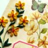 Yellow Quilled Greeting Card image
