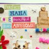 Happy Birthday With Quilled Flowers Greeting Card image Happy Birthday With Quilled Flowers Greeting Card image