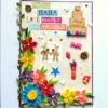 Happy Birthday With Quilled Flowers Greeting Card image Happy Birthday With Quilled Flowers Greeting Card image