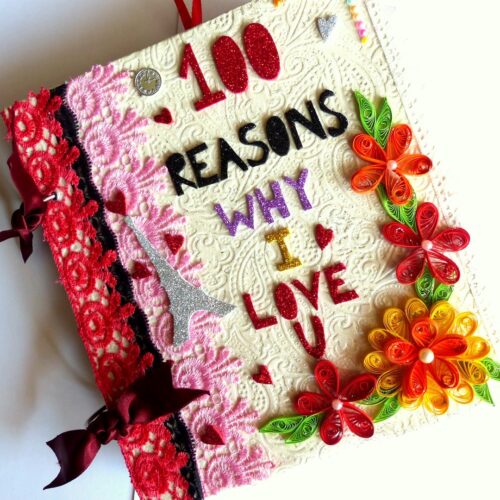 100 reasons why i love you scrapbook image