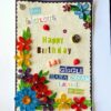 Happy Birthday Quilled Flowers Greeting Card image