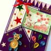 Birthday Quilled Teddy Greeting Card image