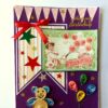Birthday Quilled Teddy Greeting Card image