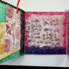Purple Themed Flowers Mini Scrapbook Greeting Card image