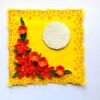 Yellow Themed Orange Flowers Greeting Card image