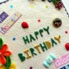 Happy Birthday Quilled Flowers Greeting Card image Happy Birthday Quilled Flowers Greeting Card image