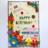 Happy Birthday Quilled Flowers Greeting Card image Happy Birthday Quilled Flowers Greeting Card image