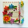 Multicolor Flowers Mini Scrapbook Greeting Card image