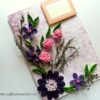 Purple Themed Quilled Greeting Card image