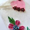 Sweet Pink Quilled Flowers Greeting Card image