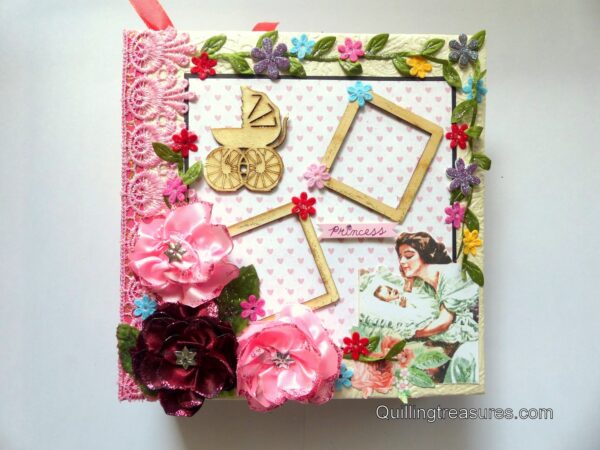 Sparkling Baby Girl Handmade Album image Sparkling Baby Girl Handmade Album image