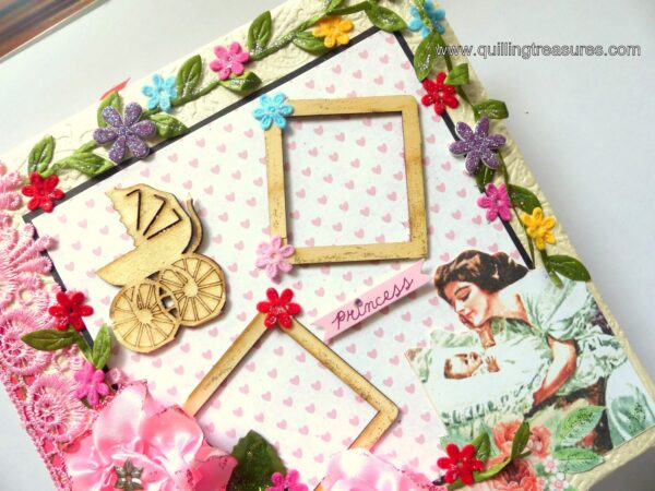 Sparkling Baby Girl Handmade Album image Sparkling Baby Girl Handmade Album image