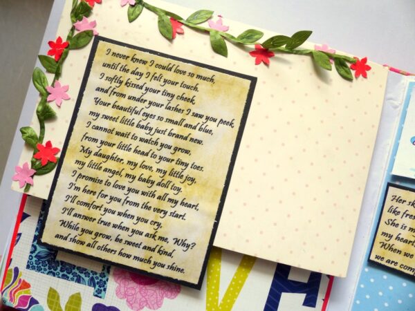 Sparkling Baby Girl Handmade Album image Sparkling Baby Girl Handmade Album image