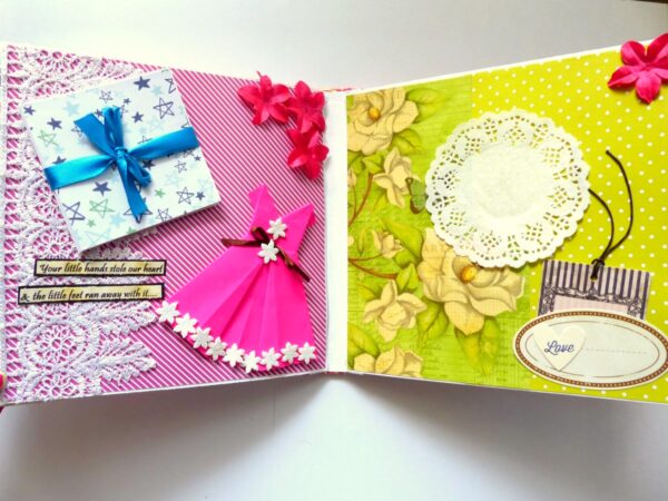 Sparkling Baby Girl Handmade Album image Sparkling Baby Girl Handmade Album image