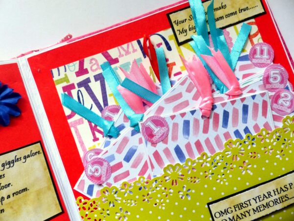 Sparkling Baby Girl Handmade Album image Sparkling Baby Girl Handmade Album image