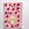 Raining Quilled Hearts Greeting Card image Raining Quilled Hearts Greeting Card image