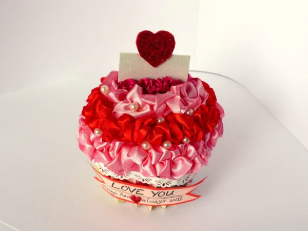 Cute Handmade Cupcake With Message Card image Cute Handmade Cupcake With Message Card image