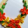 Yellow Themed Quilled Photo Frame Card image