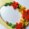Yellow Themed Quilled Photo Frame Card image
