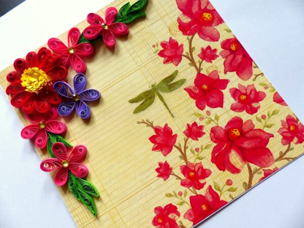 Red and Pink Variety Flowers Greeting Card image
