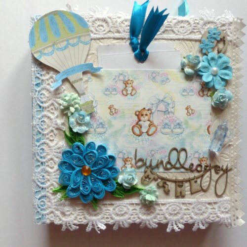 Baby Boy Handmade Scrapbook image