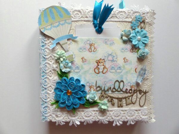 Baby Boy Handmade Scrapbook image