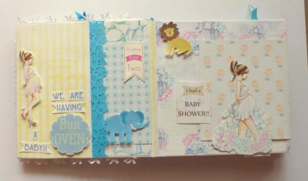 Baby Boy Handmade Scrapbook image