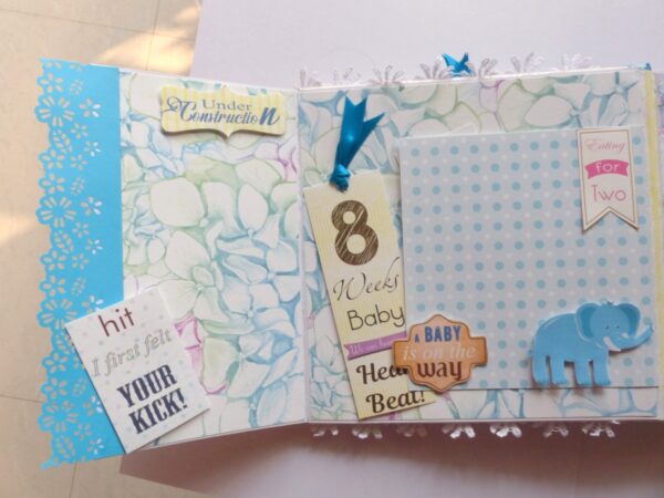 Baby Boy Handmade Scrapbook image