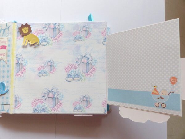 Baby Boy Handmade Scrapbook image